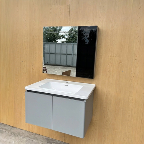 Tủ Lavabo Góc SARIKA® TLB59 Inox Cao Cấp Gương Led Cảm Ứng