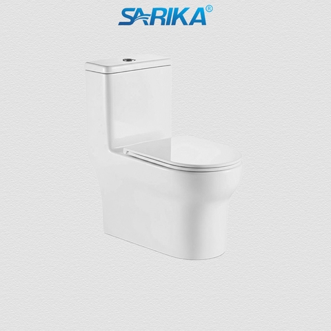 Bồn Cầu Liền Khối SARIKA® C13 Men Sứ Tuyết