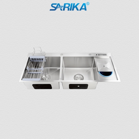 Chậu Rửa Chén SARIKA® CR20 Inox 304 Hộc Rác