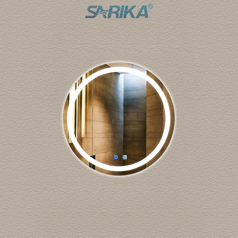 Gương Soi Treo Tường SARIKA® GS36 Đèn Led Cảm Ứng Sây Chống mờ