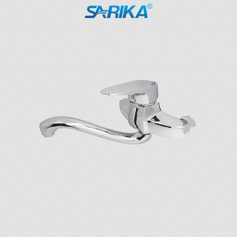 Vòi Rửa Chén Nóng Lạnh SARIKA® SR318 Đồng Thau Mạ Crom Âm Tường