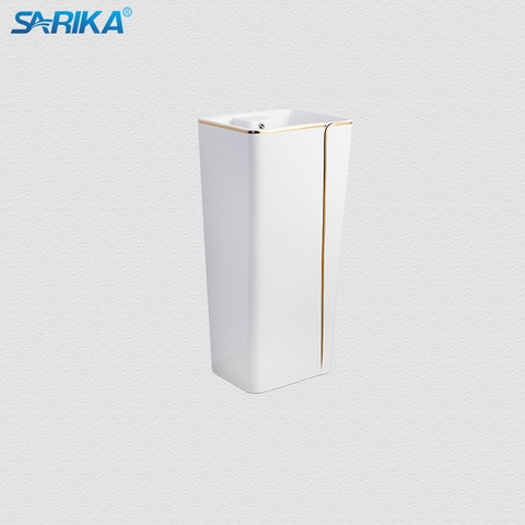 Chậu Lavabo Trụ Đứng Sứ SARIKA® LB41 Cao Cấp