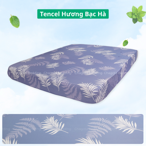Ga Giường Lẻ Ice Mint BH52 Tinh chất Bạc Hà kháng Khuẩn Nhiều Hoạ Tiết 2m