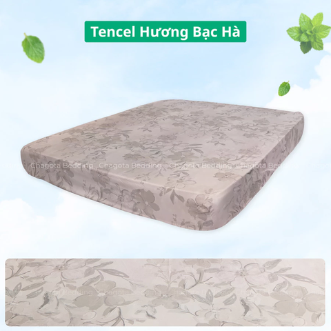 Ga Giường Lẻ Ice Mint BH49 Tinh chất Bạc Hà kháng Khuẩn Nhiều Hoạ Tiết 1m2