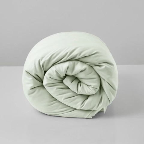 Chăn Mền Chần Bông Ice Silk Xanh Thầm Thì Ấm Áp Nâng Niu Giấc Ngủ Của Bạn