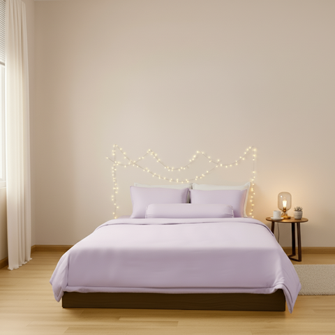 Bộ Chăn Ga Gối Tím Sim Chagota Bedding Mềm Mịn, Mát Lạnh Cao Cấp Thoáng Mát Cho Gia Đình Bạn 1m2