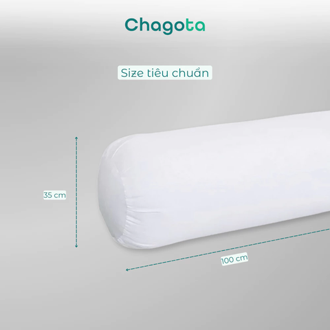 Ruột Gối Ôm Ice Silk Bông Gòn Mát Lạnh Cao Cấp Thoáng Khí 35x100cm