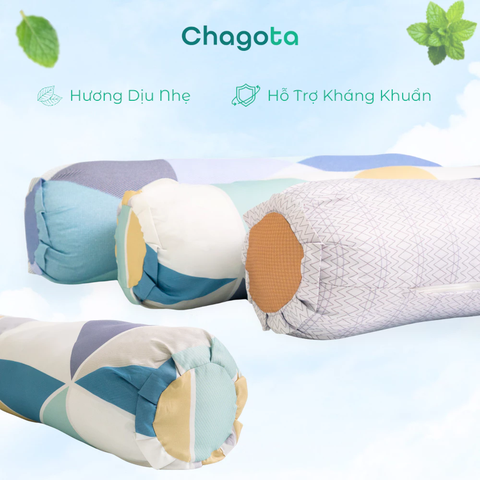Áo Gối Ôm Ice Mint Hương Bạc Hà, Kháng Khuẩn Tự Nhiên 30x100cm