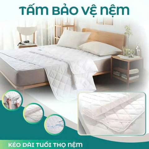 Tấm Lót Bảo Vệ Nệm Chagota Ice Chống Thấm Mát Lạnh 2m