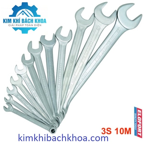 3S-10M bộ cờ lê vòng miệng 10 cây từ 6 đến 22mm chuẩn DIN 3113