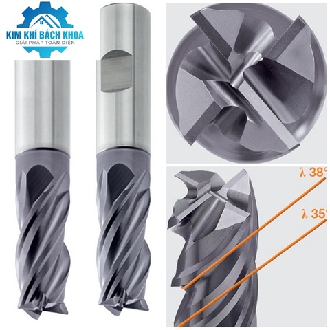 Dao phay ngón phay cao tốc sắt, thép, gang