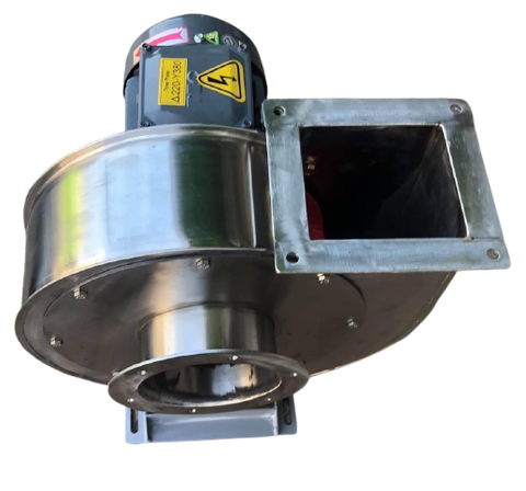 Quạt ly tâm Inox 304 - 2HP (Chuyên hút mùi hóa chất, axit)