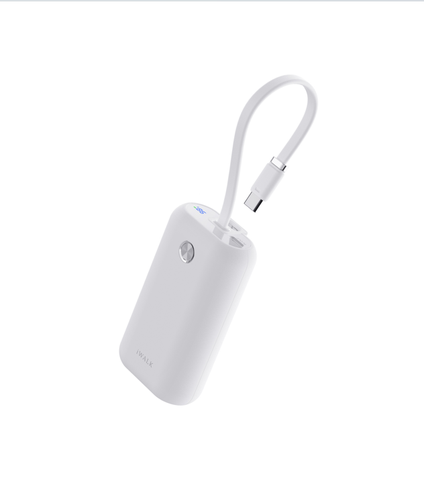 Pin sạc dự phòng iWALK PowerMini 10000mAh – Cáp USB-C tích hợp – Sạc nhanh 22.5W – Mini bỏ túi – LED hiển thị