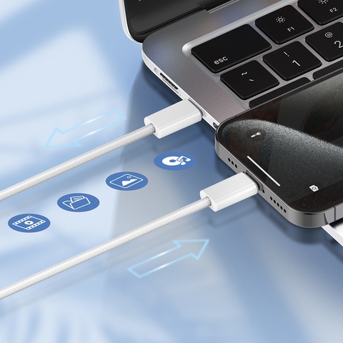 Cáp Sạc Nhanh Type - C LDNIO LC901C, PD 65W, Dài 1M, Dùng Cho I.P – JNDVINA