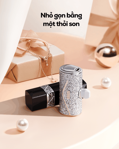 Sạc dự phòng iWALK LinkPod 5000S 5000mAh – Sạc nhanh 22.5W – Thiết kế lấp lánh – Mini bỏ túi