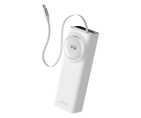 Sạc dự phòng iWALK LinkPod Reel 20000mAh – Sạc nhanh 65W – Cáp USB-C rút gọn – Sạc laptop
