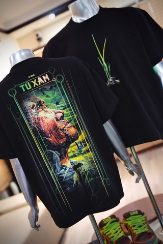 Áo thun TX01 - Mẹ – form  boxy, cotton organic 300gsm, in DTG siêu thoáng, tattoo art cao cấp,  độc quyền Master Tú Đen