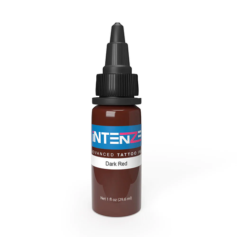 Mực Xăm Intenze Dark Red Tattoo Ink 1oz – Sắc Đỏ Đậm Trầm Tạo Chiều Sâu