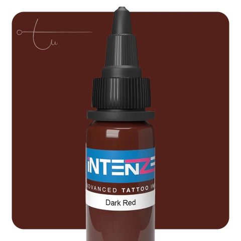 Mực Xăm Intenze Dark Red Tattoo Ink 1oz – Sắc Đỏ Đậm Trầm Tạo Chiều Sâu