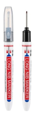 Bút lông ngòi dài Long Nib Marker – Bút vẽ và đánh dấu chuyên dụng cho tattoo artist, đầu ngòi dài dễ điều khiển, nét mảnh rõ, bền mực và an toàn cho da