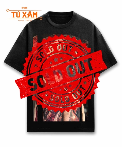 Áo thun hình xăm  – The Last Human – unisex form rộng tay lỡ, cotton 100% 250gsm, in DTG siêu thoáng, thiết kế tattoo art cao cấp, độc quyền Master Tú Đen