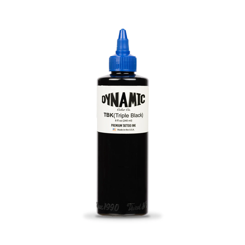 Mực Xăm Dynamic TBK Chính Hãng USA – Siêu Đen Triple Black (8oz)