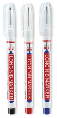 Bút lông ngòi dài Long Nib Marker – Bút vẽ và đánh dấu chuyên dụng cho tattoo artist, đầu ngòi dài dễ điều khiển, nét mảnh rõ, bền mực và an toàn cho da