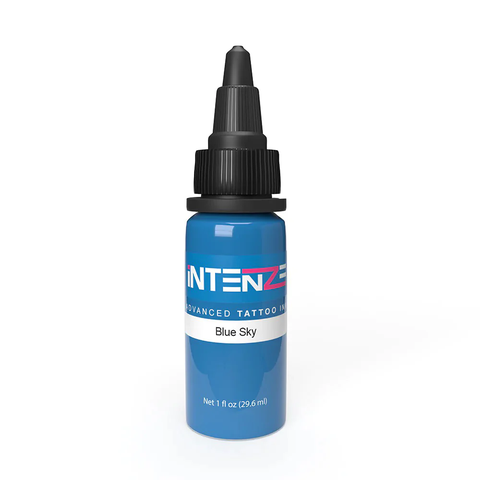 Mực Xăm Intenze Blue Sky Tattoo Ink 1oz – Sắc Xanh Trời Sáng, Tươi & Dễ Phối