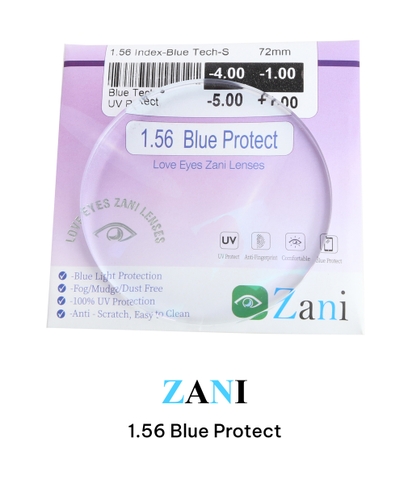 Tròng kính Zani 1.56 Blue Protect