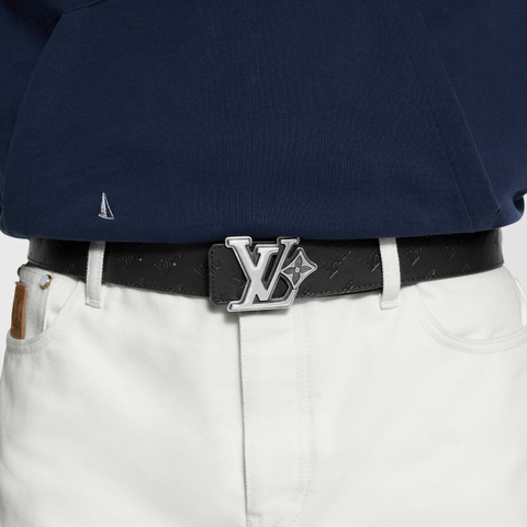 LV Flower Reversible Belt 40mm