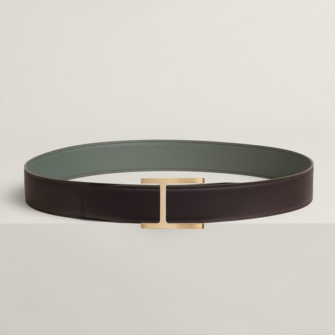 Fil d'H belt buckle & Reversible leather strap 38 mm