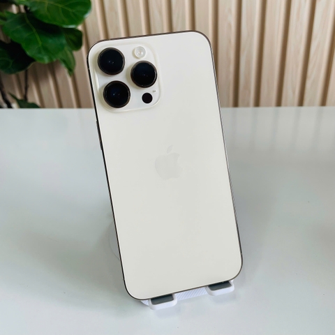 IPhone 14 PRO MAX VIỆT NAM - 256GB Gold Pin 78% Đẹp 98% Màn có 1 Sọc Hồng