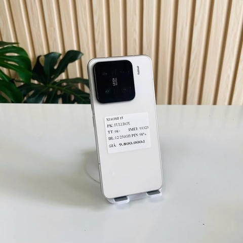 🔥 XIAOMI 15 5G – 📱 RAM 12GB / 256GB – Pin 98% Màu Trắng Đẹp 98+