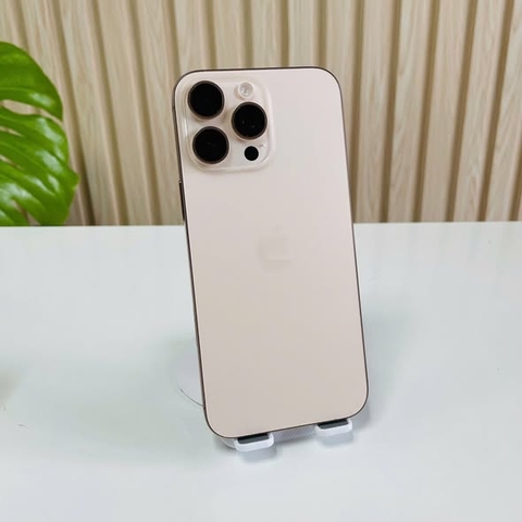 Iphone 16 Pro Max Lock 256GB Vàng đẹp 98+% Pin 93%