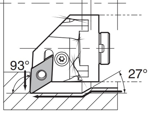 Đầu lắp dao tiện lỗ chống rung Kyocera HA-PDUN15