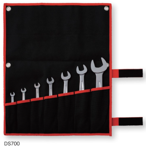 DS700 Bộ cờ lê vòng miệng 7 size TONE Nhật Bản