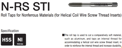 Mũi taro ren cấy N-RS STI - Taro nén cho năng suất cao