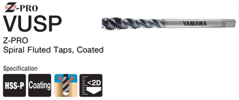 Mũi taro xoắn VUSP Yamawa - taro ren lỗ mù hiệu suất cao vượt trội