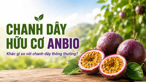 Chanh dây canh tác hữu cơ AnBiO khác gì chanh dây thông thường?