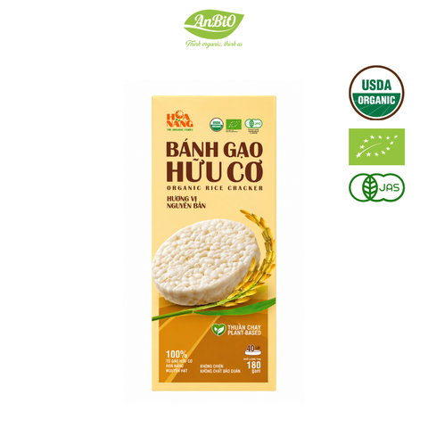 Bánh gạo hữu cơ Hoa Nắng vị nguyên bản