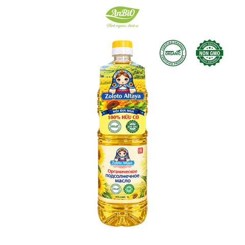 Dầu hướng dương hữu cơ Zoloto Altaya 1L