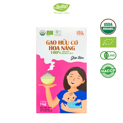Gạo tấm hữu cơ Hoa Nắng (1kg)