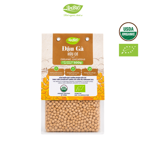 Đậu gà hữu cơ Anbio 500g (Gói)