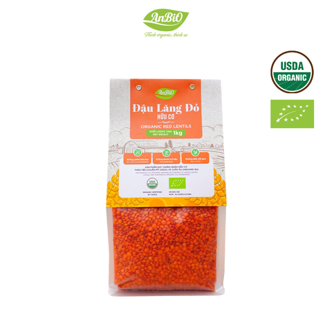 Đậu lăng đỏ hữu cơ Anbio 1kg