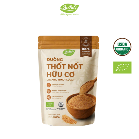 Đường thốt nốt hữu cơ AnBiO 450g