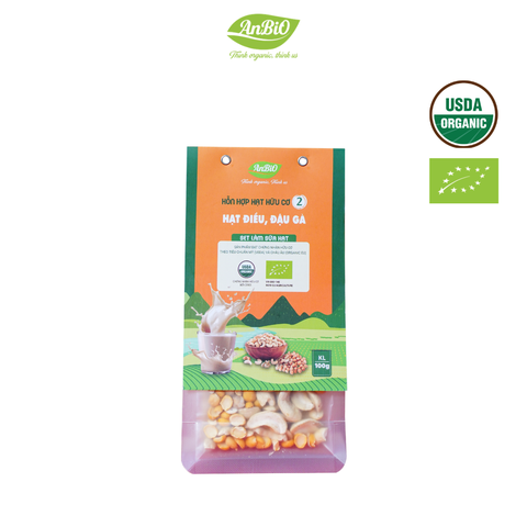 Hỗn hợp hạt hữu cơ số 2 ( Hạt điều - Đậu gà)