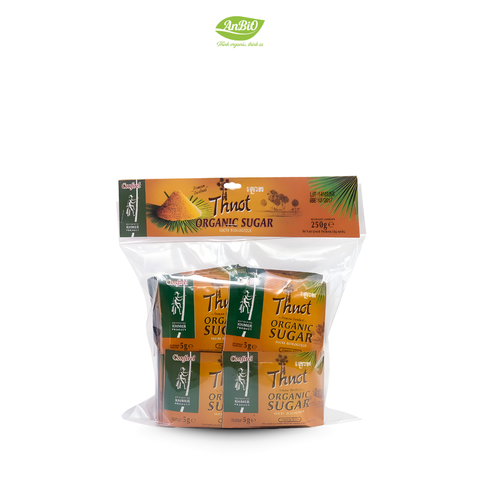 Đường thốt nốt hữu cơ Confirel 250g (50 gói x 5g)