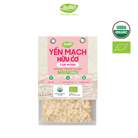 Yến mạch cán mỏng hữu cơ 200g