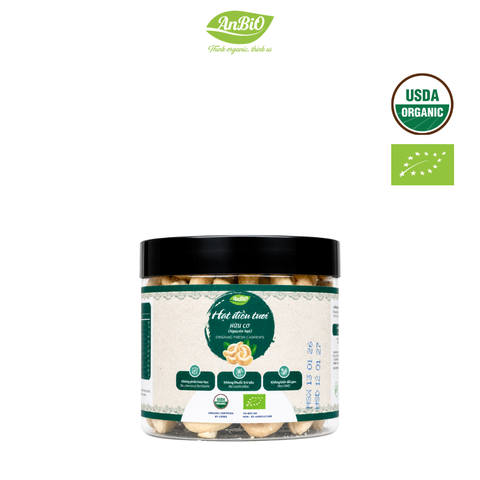 Hạt điều nhân trắng hữu cơ - 250gr