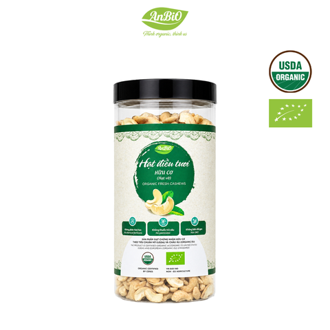 Hạt điều nhân trắng hữu cơ - 400gr